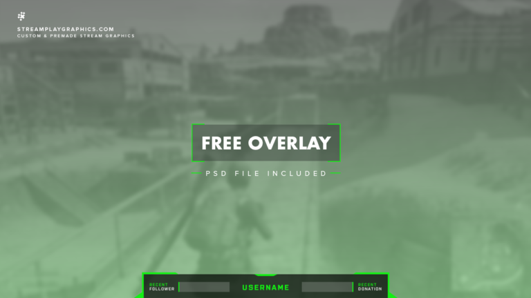 Free Green Twitch Overlay