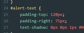you can add more than one padding css