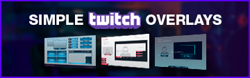 simple twitch overlays