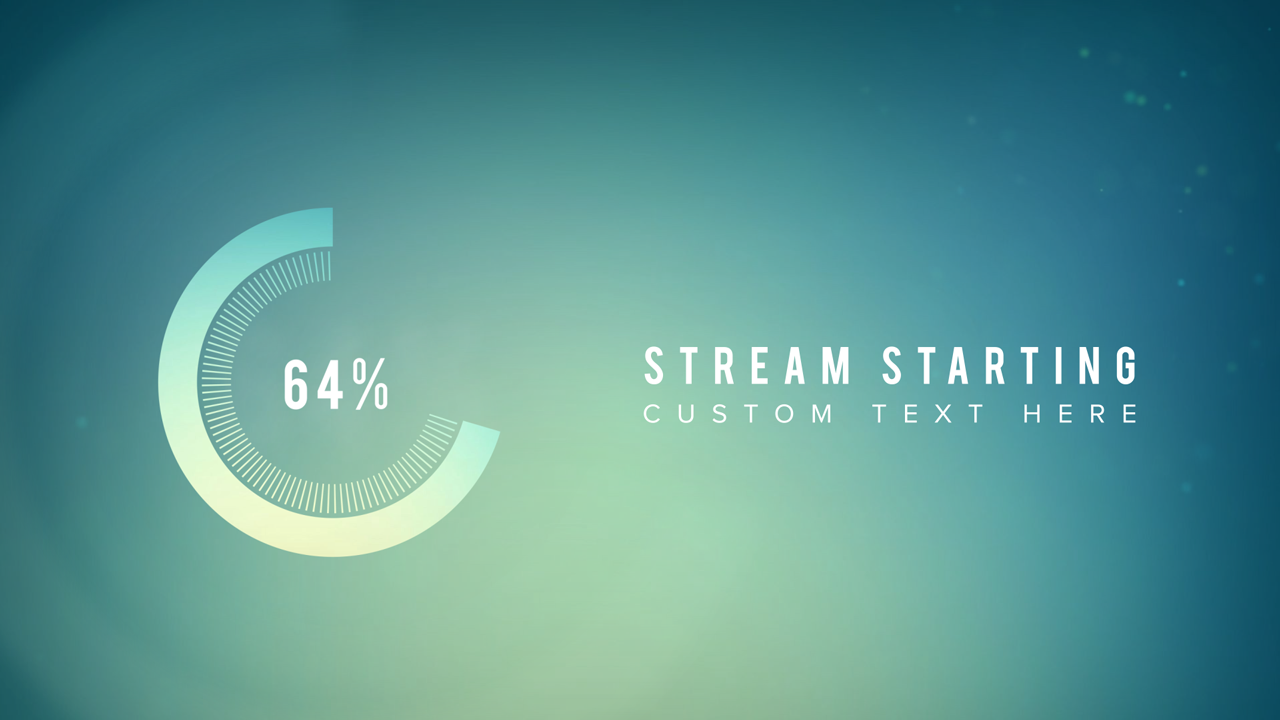 Stream Starting Soon Overlay (animated) - Streamplay Graphics