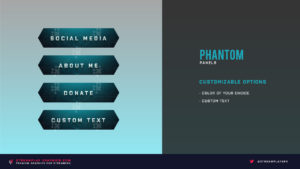 preview of 4 Phantom Twitch panels