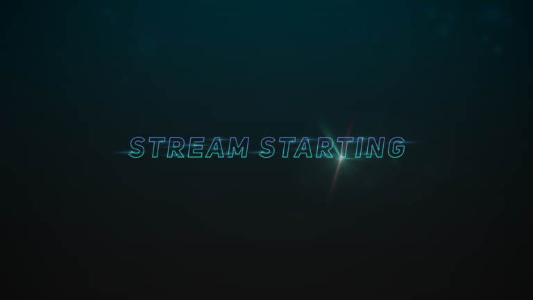 Countdown Starting Soon Intermission Overlay - Streamplay Graphics