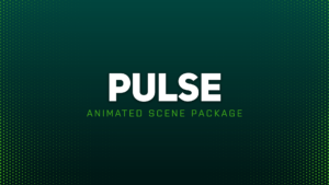 pulse green animated twitch scene