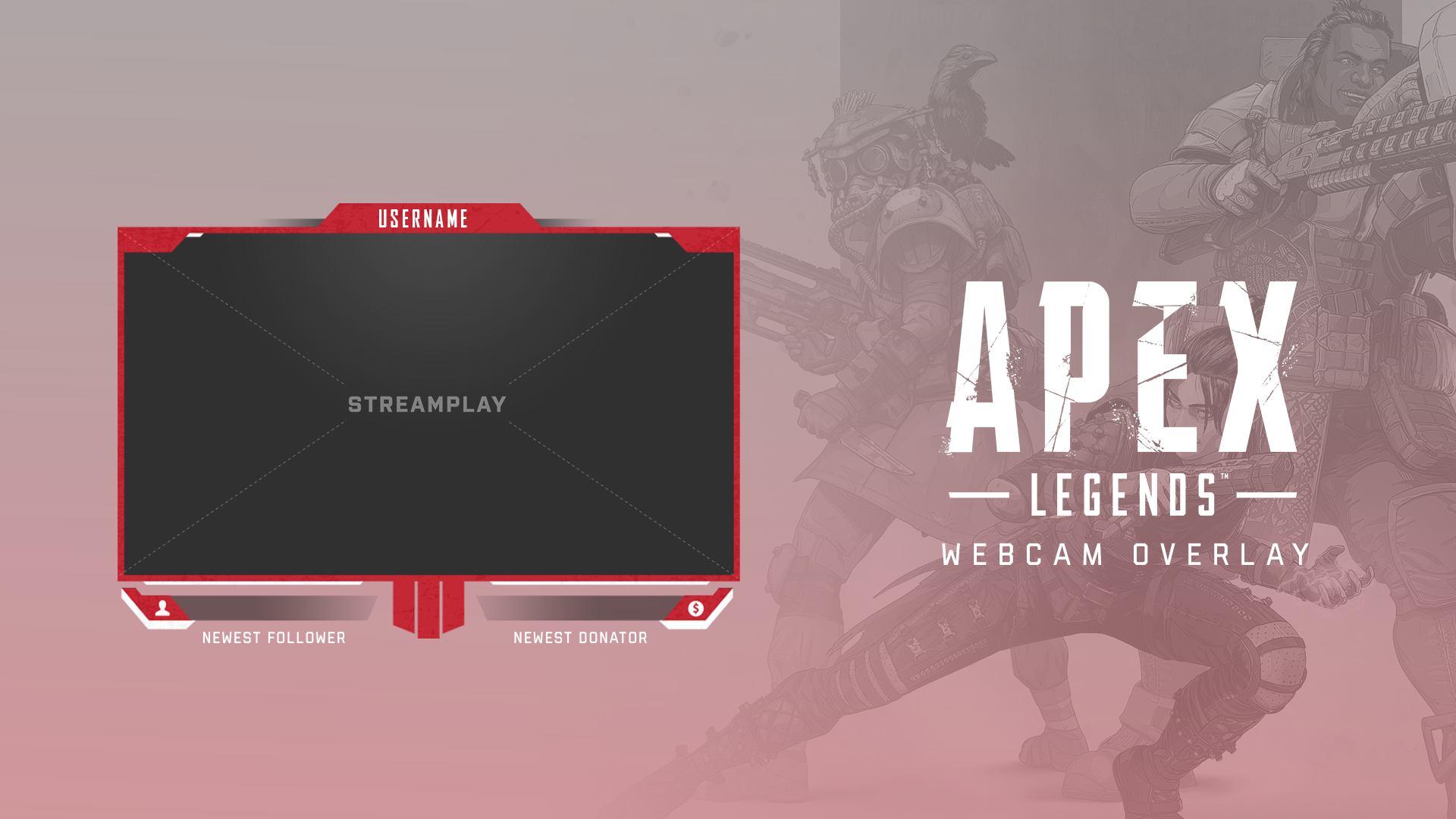 apex legends inspired webcam overlay