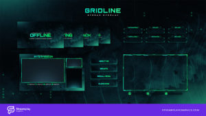 Gridline stream overlay graphics