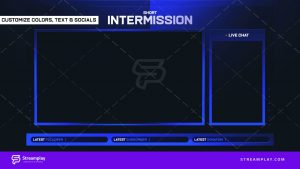 turquoise stream intermission animated loop