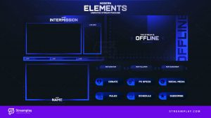modern elements twitch template package