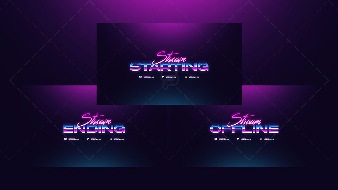 Starting ending and offpage stream overlays