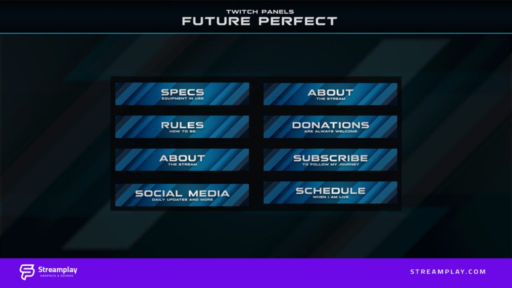 Twitch Panels | Custom Twitch Panel Templates | Download Panel Packs